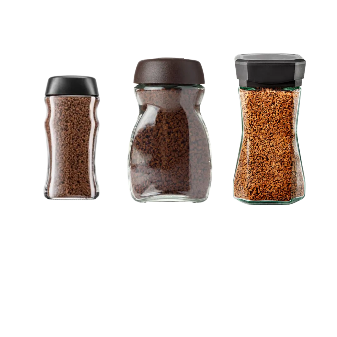coffee jar and lids